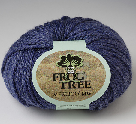 Meriboo MW Frog Tree, meriboo MW, bamboo, merino wool, machine washable, DK weight