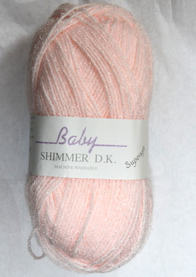 Baby Shimmer DK James C. Brett, baby shimmer DK, baby, machine washable, DK weight, soft, acrylic, rayon, blend