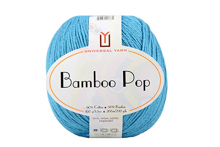 Bamboo Pop Universal Yarns, Universal Yarn, Universal, knitting, crocheting, Bamboo Pop, Universal Yarn Bamboo Pop, rayon, cotton, bamboo
