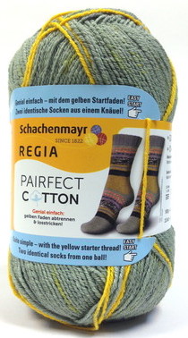 Pairfect Cotton Schachenmayr Regia pairfect cotton, pairfect cotton sock, regia sock, cotton, polyester, polyamide, knitting, crochet
